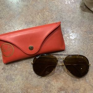 Tortoise Ray-Ban Aviators POLARIZED